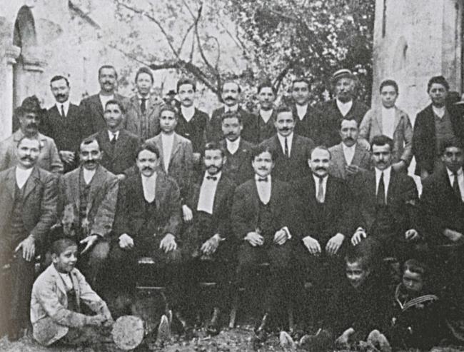 Le maestranze del pastificio De Cecco nel 1913