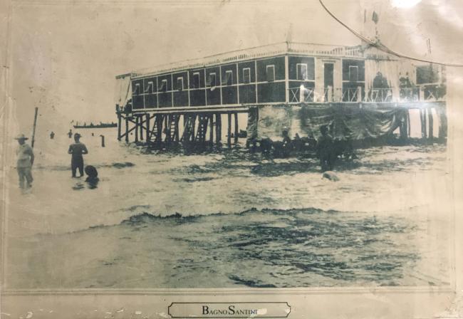 Rotonda sul mare Bagno Santini fine Ottocento -primi Novecento