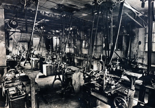 Il reparto lavorazioni meccaniche, 1920
