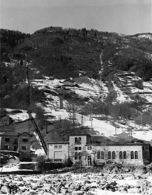 La centrale idroelettrica di Enfretors entrata in funzione nel 1933