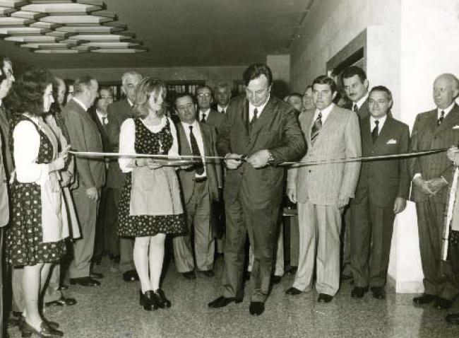 L'inaugurazione della nuova sede, 1974