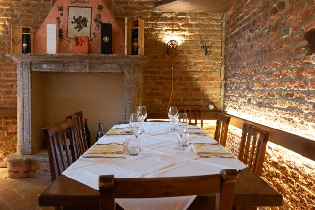 Particolare della sala ristorante