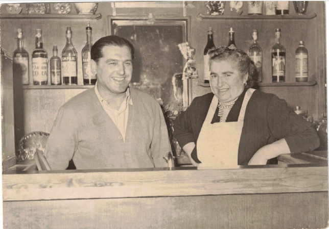 Ippolito Senaldi  e Giuseppina Garavaglia, i genitori di Emma Giovanna, anni Cinquanta