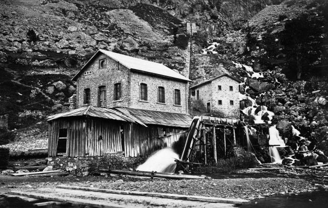 Il primo impianto di produzione del Fontanone, anni Dieci del Novecento 