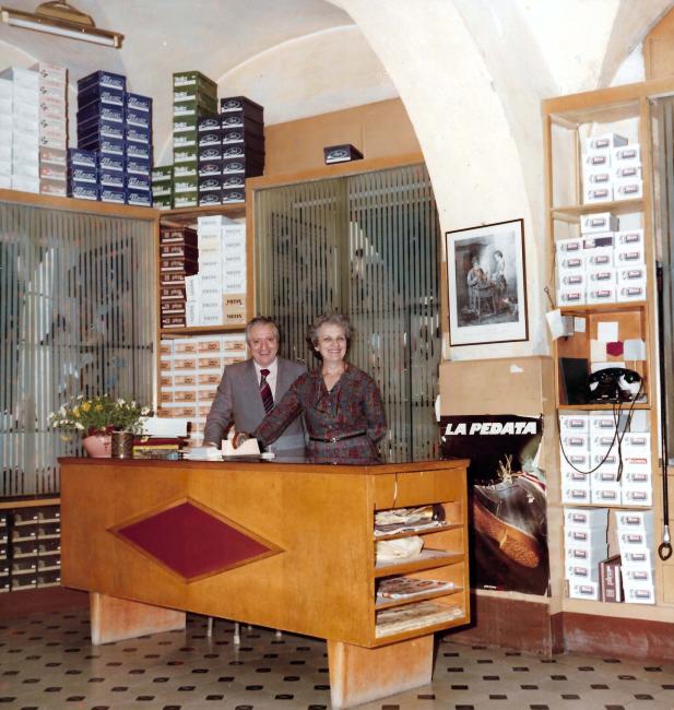 Cataldo e Giuliana Camarri negli anni Settanta