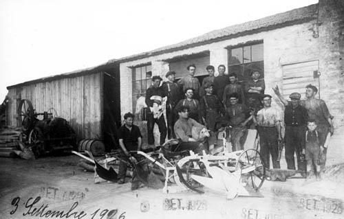 L'officina a Selci Lama, 1926