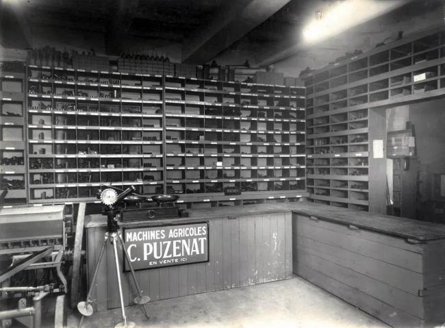 Il magazzino prodotti, anni Cinquanta