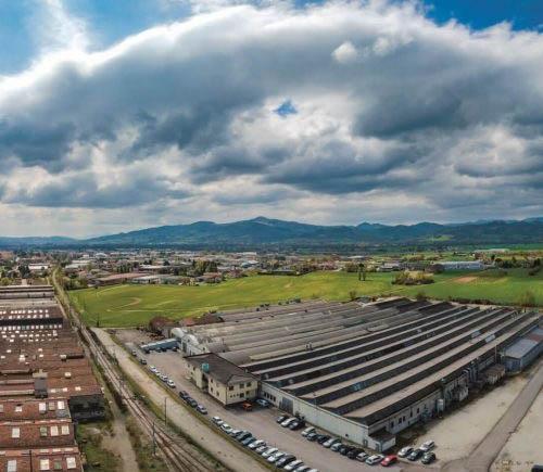 Veduta aerea dello stabilimento