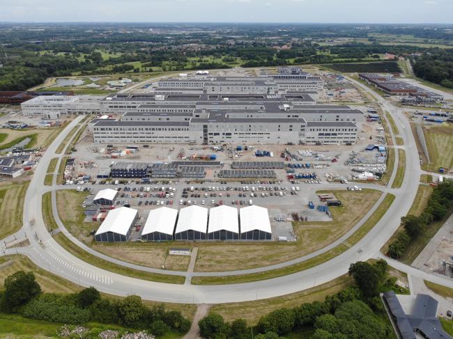 Il nuovo ospedale Universitario di Odense in Danimarca, il più grande in territorio danese, realizzato da CMB, 2023.