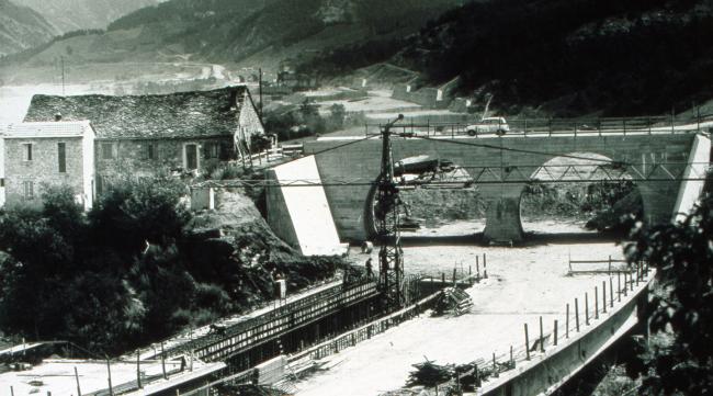 La realizzazione del Lotto V dell’Autostrada della Cisa, 1969