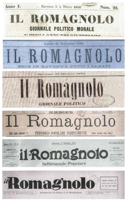 L'evoluzione della testata, 1849-1944