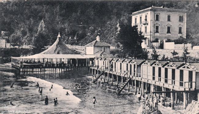 Il lido nel 1909