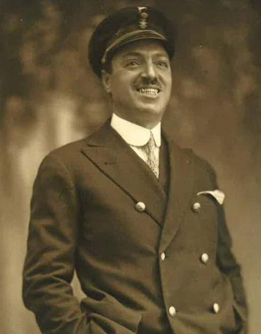 Il cavalier Mario Zerollo, fondatore della Fratelli Zerollo Inc., in un ritratto del 1905 