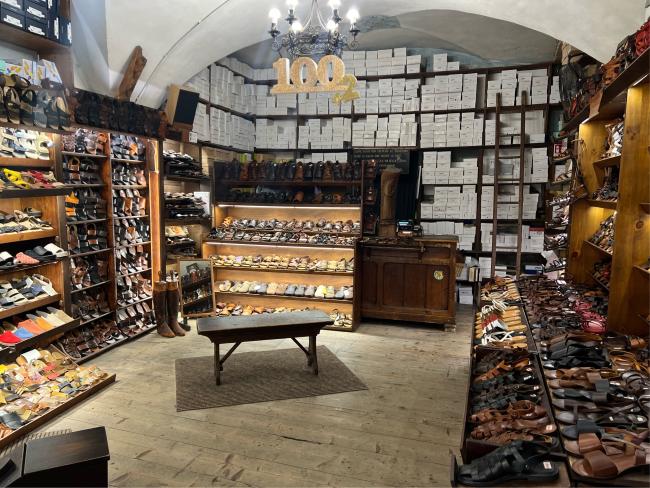 L'interno del negozio, 2024
