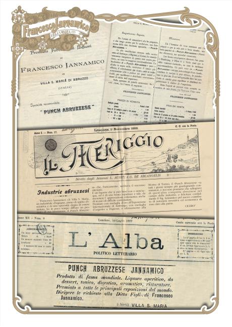 Alcune testate d’epoca in cui si parlava del “Punch” Iannamico 