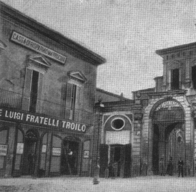 La prima sede della Cassa di risparmio Marrucina, 1862
