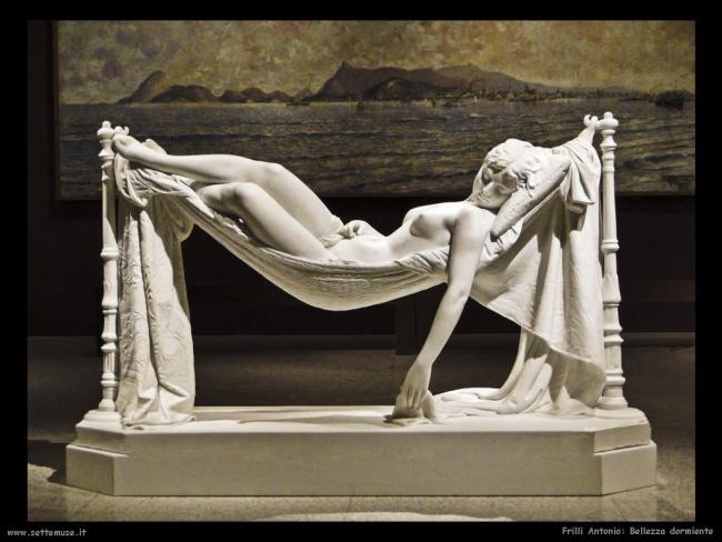 Scultura "Donna su amaca", 1890