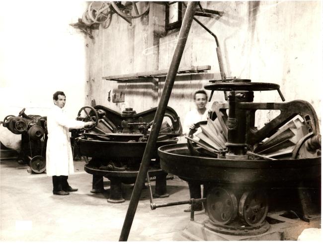 Gramola a rulli conici scanalati, 1918, Archivio Pastificio Benedetto Cavalieri