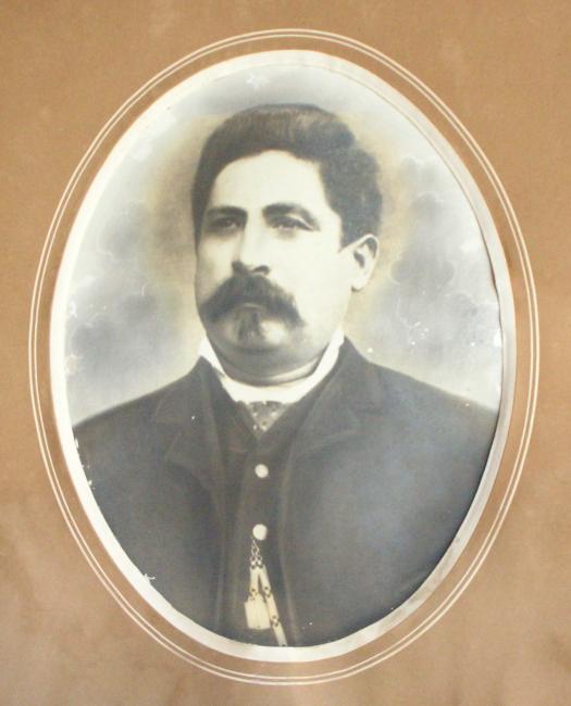 Ritratto fotografico di Francesco Aquilino, fine Ottocento 