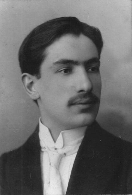Ritratto di Alberto Giulianelli, apprendista a Benevento, 1 settembre 1912