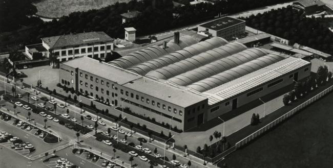 Vista generale sito produttivo di Udine, anni Sessanta 