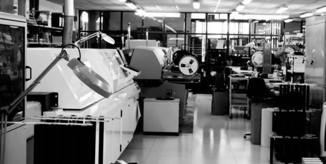 Linea di produzione schede elettroniche, oggi