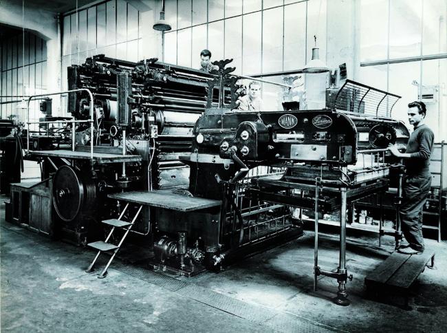 Reparto stampa, anni Cinquanta