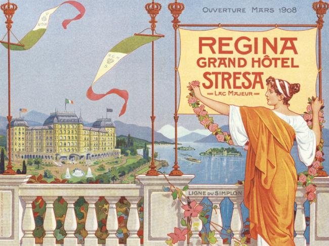 La locandina dell'apertura, 1908