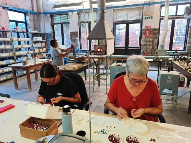 Il reparto produzione....